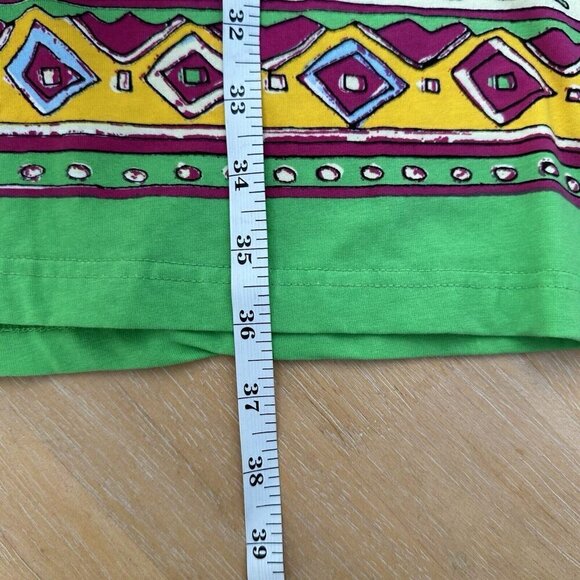 Barbara Gerwit Multicolor Woman’s Sz MD Resortwear Patterned Tunic Dress - Picture 10 of 10